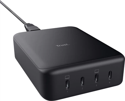Ładowarka biurkowa Trust Maxo GaN 240 W (TR25413)