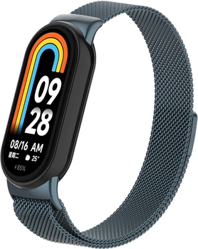 Ремінець ArmorStandart Milanese Magnetic для Xiaomi Smart Band 10/9/8 Titanium Grey (ARM86893)