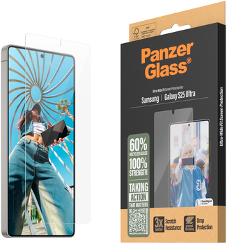 Szkło ochronne PanzerGlass do Samsung Galaxy S25 Ultra | Ultra-Wide Fit (PG_PGRNUWFG38488)