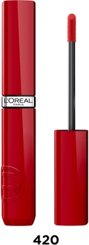 Жидкая помада для губ - L'Oreal Paris Infaillible Laque Resistance 16H 420 - Le Rouge Paris (1282189-1088653957-2)