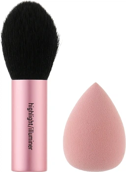 Набор аксессуаров для макияжа - Mary Kay Highlight Brush & Contour Sponge Set (brush/1pc + sponge/1/pc) Mary Kay Highlight Brush & Contour Sponge Set (brush/1pc + sponge/1/pc) (983029-1337062597-2)