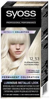 Перманентная краска для волос - Syoss Permanent Coloration PANTONE 12-53 - Platinum Pearl (957556-1704009149-2)