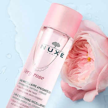 Успокаивающая мицеллярная вода для лица и глаз - Nuxe Very Rose 3 in 1 Soothing Micellar Water 200ml (942037-1198744-2)