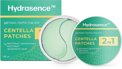 Гідрогелеві детокс-патчі під очі з центелою - Hydrasence Centella Patches 60шт (1306731-1160727406-2)