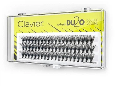 Накладні вії "Подвійний об'єм", 13 мм — Clavier DU2O Double Volume 60 шт. (1246900-102160547-2)