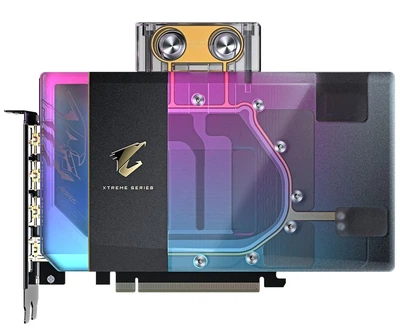 Видеокарта GIGABYTE RTX 5080 16Gb AORUS XTREME WATERFORCE WB (GV-N5080AORUSX WB-16GD) (GDDR7, 256 bit, PCI-E v5.0 x16)