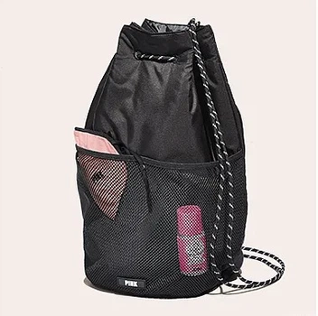 Рюкзак Victoria's Secret & Pink Drawstring Bucket Bag Чорний (26167319)