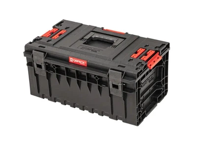 Многофункциональный ящик для инструментов Qbrick System ONE 350 VARIO 2.0 для домашней мастерской и гаража Органайзер с усиленной конструкцией Черно-красный