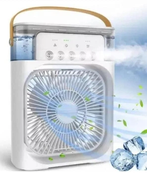 Портативный вентилятор кондиционер 4в1 AIR COOLER FAN с резервуаром для воды и подсветкой
