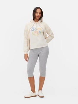 Капрі Primark сірий меланж HVBMT695 2XS
