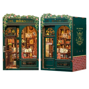 Декор для книжних полиць (букнук) Cutebee Owl Bookstore