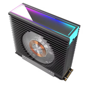 Охолоджуючий радіатор для ICE Whale S50 M.2 2280 NVMe Thousand Layer Mirror ARGB Aura Sync