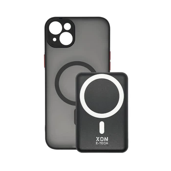 Чехол с беспроводной батареей XON 5000 mah для iPhone 14 Plus BatteryCase Черный (209403142)