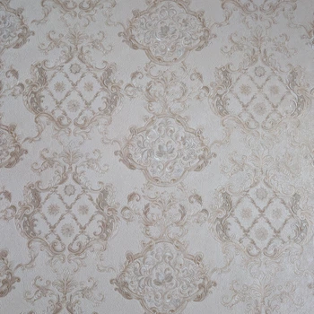 Виниловые обои на флизелиновой основе Decori Decori Amore 82861 Кремовый Дамаск (1 метр)