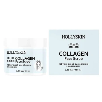 Скраб для обличчя з колагеном HOLLYSKIN Collagen Face Scrub 100 мл