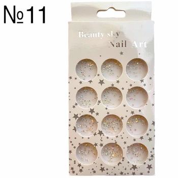Набор декора №11 Sky Nail Art (12шт/уп) для дизайна ногтей