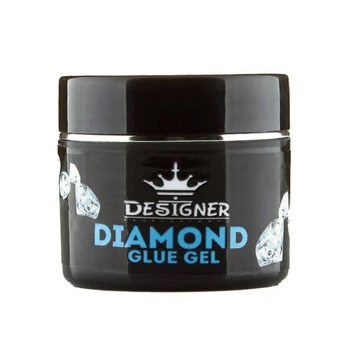 Клей-гель Дизайнер Diamond Glue Gel для крепления дизайна и гелевых типс, 10 мл (для любой формы и объёма)