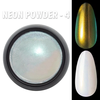 Неоновая втирка (Единорог) Neon powder Дизайнер Профессионал для дизайна ногтей №4