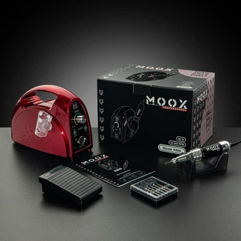 Фрезер Мокс X806 на 80W – 55000 об/мин (красный/red) для снятия материала и обработки кутикулы