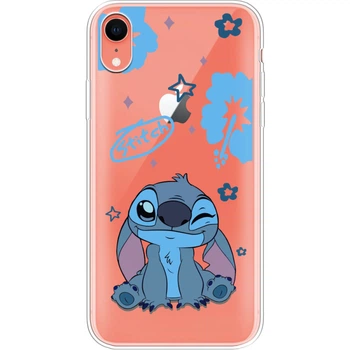 Силіконовий Прозорий Чохол з Картинкою для IPhone XR Принт (Стіч, Stitch) (35417-ysp002)