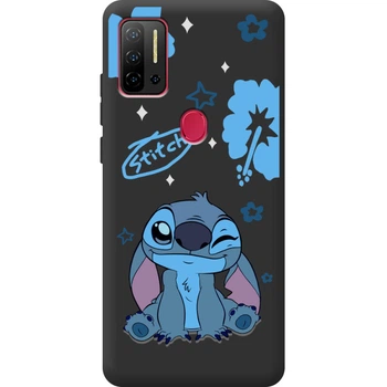 Силиконовый Черный Чехол с Картинкой для Ulefone Note 11P Принт (Стич, Stitch) (59772-ysb012)