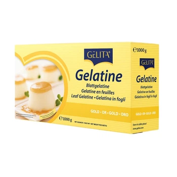 Листовий желатин GELITA Золото 205 bloom, 1 кг