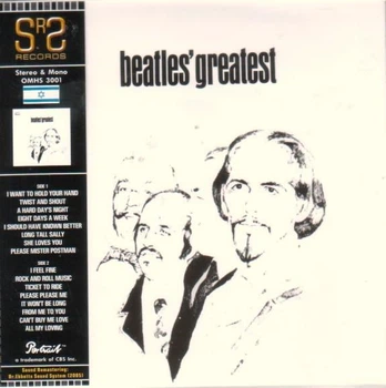 The Beatles – The Beatles' Greatest (2007) Audio CD (Mini LP, Paper Sleeve)