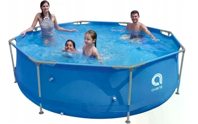 Каркасний басейн AVENLI 305×76 см з насосом та аксесуарами 16 в 1 для саду та дачі