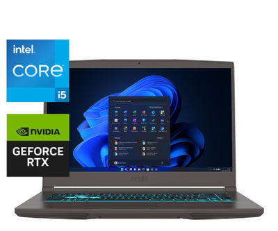 Ноутбук (2024) for gaming MSI Thin 15 i5-12450H/ 32GB / 1TB/ Win11x Licensed/ RTX2050 / 15.6" 144Hz
