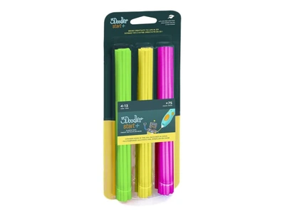 Набор стержней для 3D-ручки, 3Doodler Start (зеленый, желтый, розовый), 3DS-ECO-MIX4-75