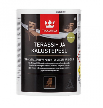 Средство для очистки Tikkurila Terassi-Ja Kalustepesu (Тиккурила Терраси-Я Калустепесу) 0.5л