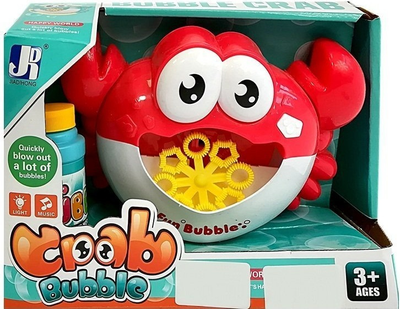 Maszynka do baniek mydlanych LEAN Toys Krab Czerwony 3070 (5908275997542)