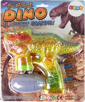 Maszynka do baniek mydlanych LEAN Toys Dinozaur 15344 (5905515357302)