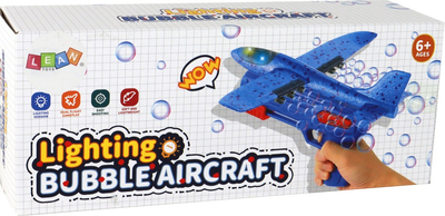 Maszynka do baniek mydlanych LEAN Toys Samolot-pistolet Czerwony 15984 (5905679075302)