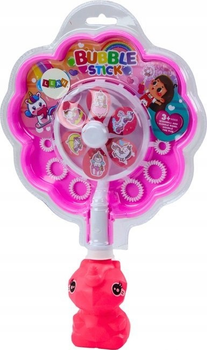 Maszynka do baniek mydlanych LEAN Toys Dinozaur Różowy 18455 (5905991021155)