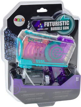 Pistolet do baniek mydlanych LEAN Toys Jasnofioletowy 18462 (5905991021223)