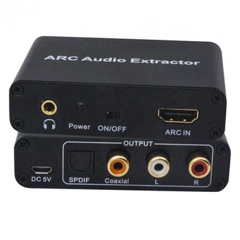 HDMI ARC переходник преобразователь аудио для ТВ в тюльпан 3.5 оптика коаксиал декодер конвертер Audio digital