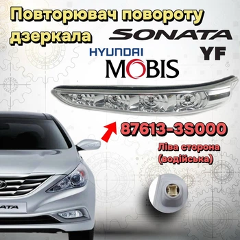 Повторитель поворота зеркала Hyundai Sonata YF 2010-2014 левый 876133S000