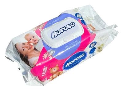 Вологі серветки з клапаном Horoso 120 шт