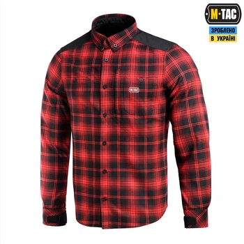 Рубашка M-Tac Redneck Shirt Red/Black 2XL/R 20072033-2XL/R