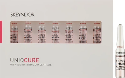 Активний концентрат для обличчя Skeyndor UniqCure Wrinkle Inhibiting Concentrate для корекції мімічних зморшок 2 мл х 7 шт (8436542365765)