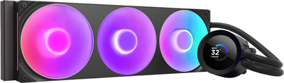 System chłodzenia cieczą NZXT Kraken Plus RGB V2 360 mm AIO Liquid Cooler Black (RL-KR360-B2)