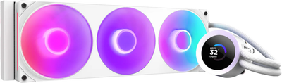 System chłodzenia cieczą NZXT Kraken Plus RGB V2 360 mm AIO Liquid Cooler White (RL-KR360-W2)