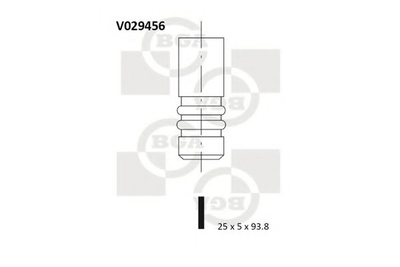 Клапан ГБЦ BGA (V029456)