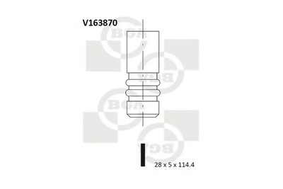 Клапан ГБЦ BGA (V163870)