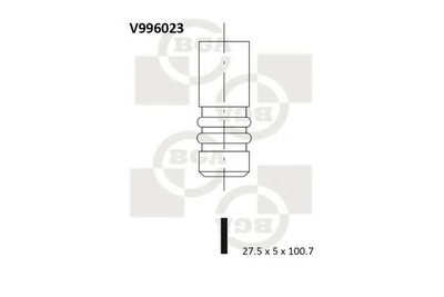 Клапан ГБЦ BGA (V996023)