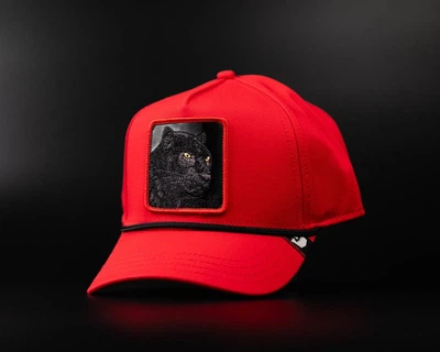 Кепка Goorin Bros Animal Farm Brim Panther Over One size Red (101-1108)
