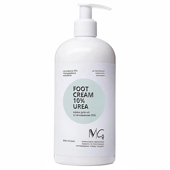 Крем для ног с мочевиной MG Spa Foot Cream 10% Urea 500 мл