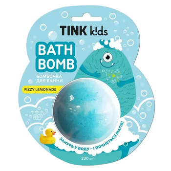 Бомбочка для ванной TINK KIDS Fizzy Lemonade 200 г