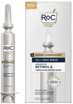 Сироватка для обличчя Roc Derm Correxion Fill + Treat з гіалуроновою кислотою 15 мл (1210000800343)